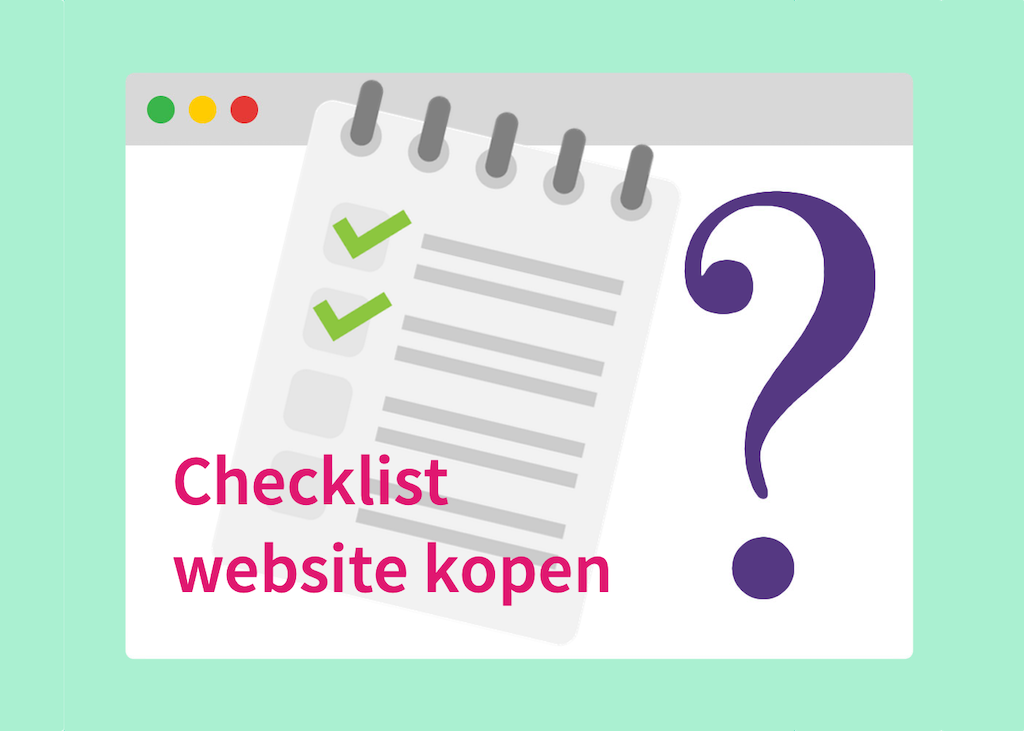 Checklist website kopen