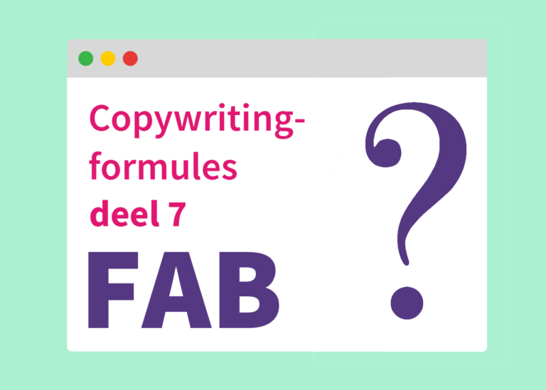 FAB (copywriting-formules deel 7)