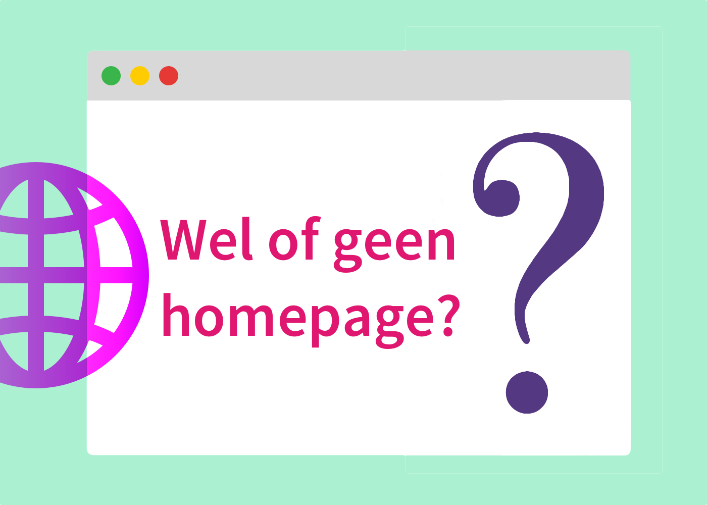 to homepage or not to homepage
